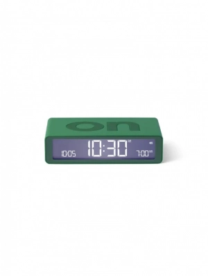 FLIP DIGITAL ALARM CLOCK NEW GREEN