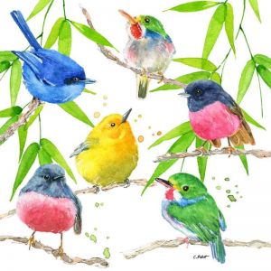BIRD PARADISE 33X33 