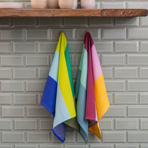 KEUKENHANDDOEK - SET VAN 2 - NR 22 MULTICOLOR