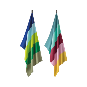 KEUKENHANDDOEK - SET VAN 2 - NR 22 MULTICOLOR