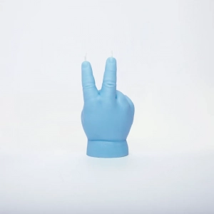 PIECE TEKEN KAARS BLUE