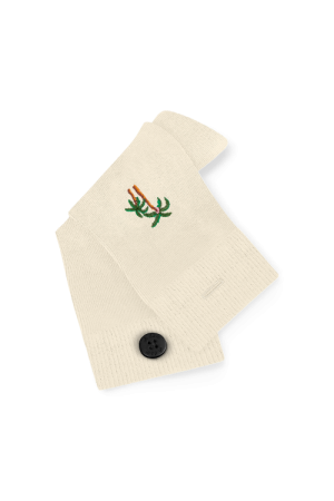 Casual Socks Off White Palm Trees 