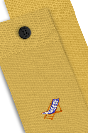 Casual Socks Ochre Beach Chair  