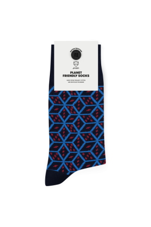Casual Socks Blue Dice Int 