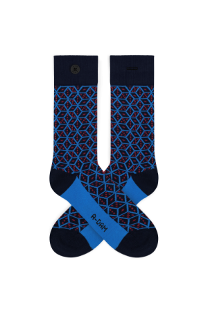 Casual Socks Blue Dice Int 