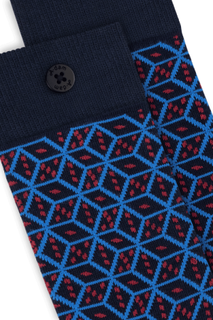 Casual Socks Blue Dice Int 