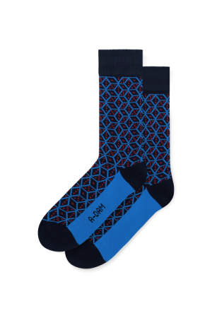 Casual Socks Blue Dice Int 