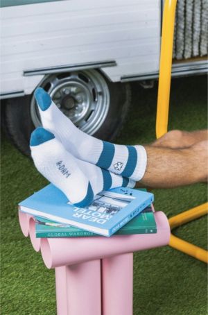 Crew Socks Petrol Fig 