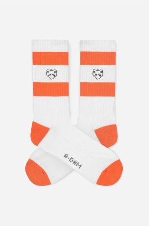 Crew Socks Orange Fig 