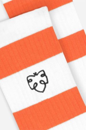 Crew Socks Orange Fig 