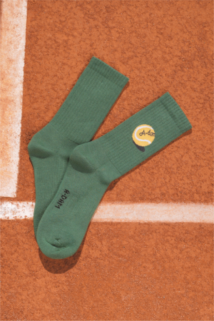 Crew Socks Green Tennisball 