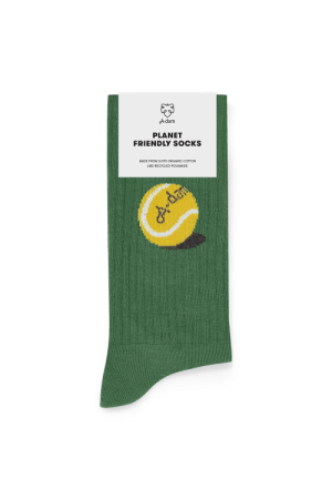 Crew Socks Green Tennisball 