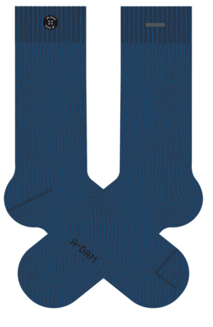 Casual Socks Wood Grain Int 