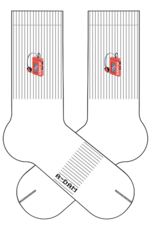 Crew Socks White Walkman 