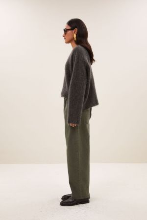 VASILE PULLOVER MOSS BROWN