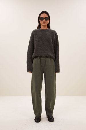 VASILE PULLOVER MOSS BROWN