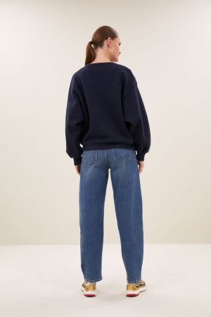LILI SPARKLE SWEATER MIDNIGHT