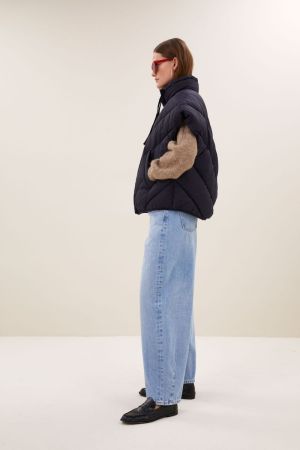 FRANKY SLEEVLESS JACKET MIDNIGHT