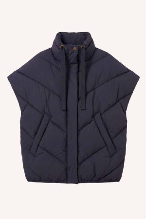 FRANKY SLEEVLESS JACKET MIDNIGHT
