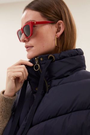 FRANKY SLEEVLESS JACKET MIDNIGHT