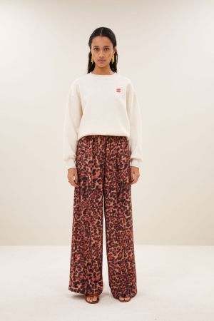 LILI COAST MELANGE SWEATER OYSTER MELEE
