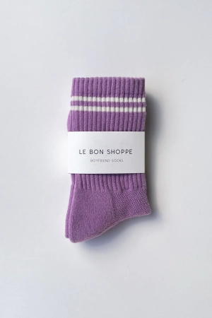 BOY FRIEND SOCKS GRAPE