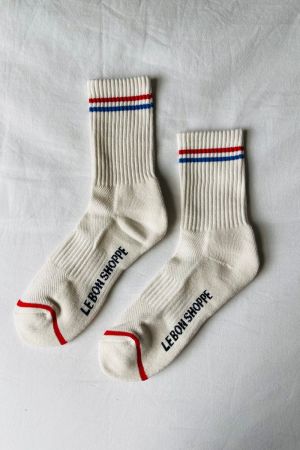 BOY FRIEND SOCKS MILK