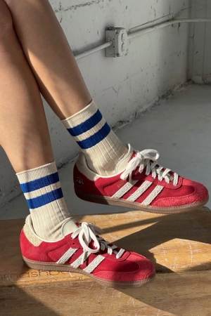VARSITY SOCKS AZURE