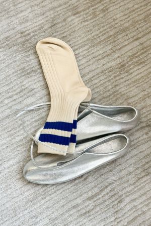 VARSITY SOCKS AZURE