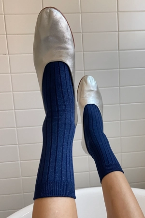 HER SOCKS SAPPHIRE GLITTE