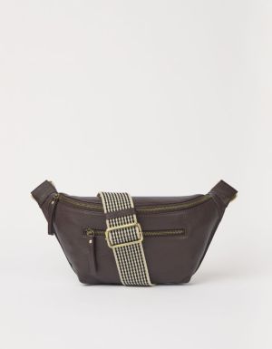 DREW BUM - SOFT GRAIN LEATHER CHOCOLATE