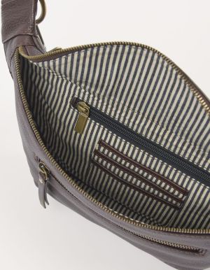 DREW BUM - SOFT GRAIN LEATHER CHOCOLATE