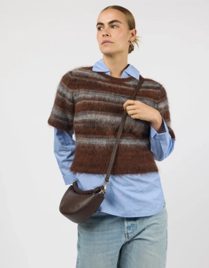 LEO MINI TWISTED HANDLE - CHOCOLATE SOFT  CHOCOLATE