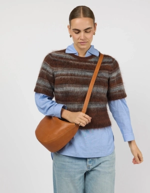 LEO MAXI - WILD OAK SOFT GRAIN LEATHER WILD OAK
