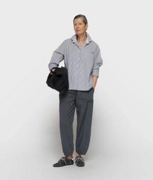 CRINKLE JOGGER STEEL BLUE