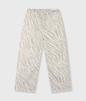 WESTERN PANTS ZEBRA ECRU 