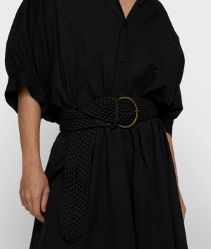 SLEEVLES DRESS VIOLE BLACK