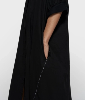 SLEEVLES DRESS VIOLE BLACK
