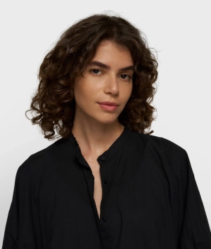 SLEEVLES DRESS VIOLE BLACK