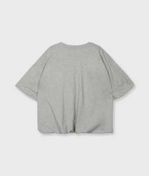 BALLOON TEE LIGHT GREY MELE