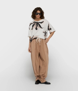 TEE FLOWER ECRU