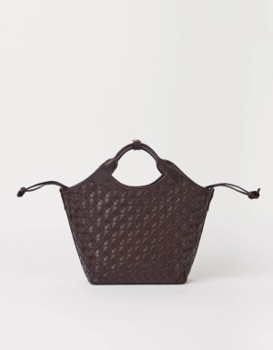 MARA MIDI - CHOCOLATE WOVEN CLASSIC  CHOCOLATE