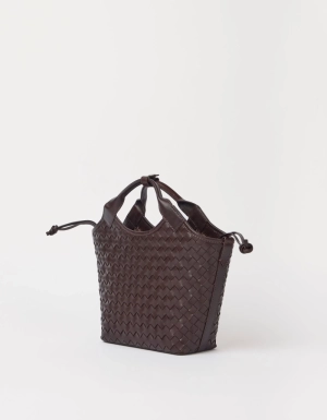 MARA MIDI - CHOCOLATE WOVEN CLASSIC  CHOCOLATE