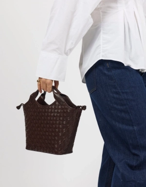 MARA MIDI - CHOCOLATE WOVEN CLASSIC  CHOCOLATE