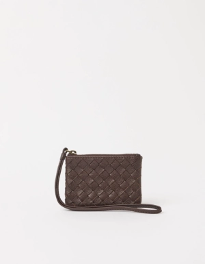 LEXI MINI - CHOCOLATE WOVEN CLASSIC LEATHER CHOCOLATE