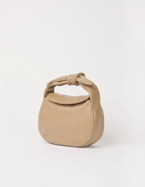 COCO CROISSANT - SAND SOFT GRAIN LEATHER SAND