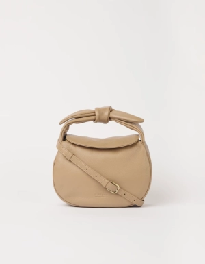 COCO CROISSANT - SAND SOFT GRAIN LEATHER SAND
