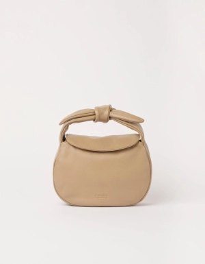 COCO CROISSANT - SAND SOFT GRAIN LEATHER SAND