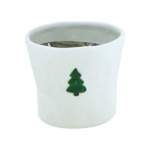 CANDLE LITTLE TREE WHITE