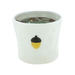 CANDLE LITTLE ACORN WHITE